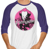 Malibu Clown - 3/4 Sleeve Raglan T-Shirt