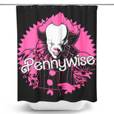 Malibu Clown - Shower Curtain