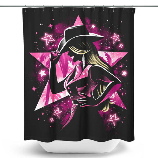Malibu Cowgirl - Shower Curtain