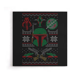 Mandalorian Sweater - Canvas Print