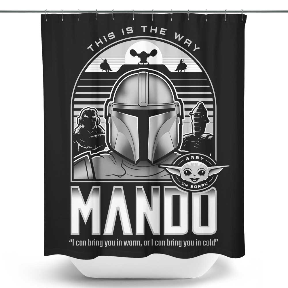 Mando and Friends - Shower Curtain