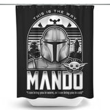 Mando and Friends - Shower Curtain