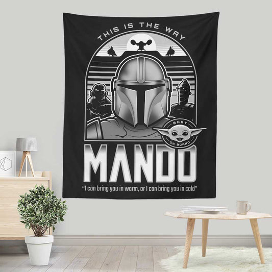Mando and Friends - Wall Tapestry