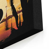 Mando Sunset - Canvas Print