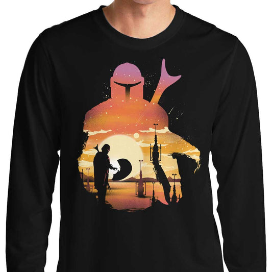 Mando Sunset - Long Sleeve T-Shirt