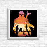 Mando Sunset - Posters & Prints