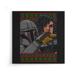 Mando Yelling Sweater - Canvas Print