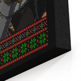 Mando Yelling Sweater - Canvas Print