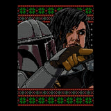 Mando Yelling Sweater - Fleece Blanket