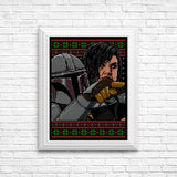 Mando Yelling Sweater - Posters & Prints