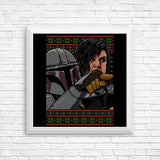 Mando Yelling Sweater - Posters & Prints