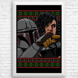 Mando Yelling Sweater - Posters & Prints