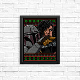 Mando Yelling Sweater - Posters & Prints