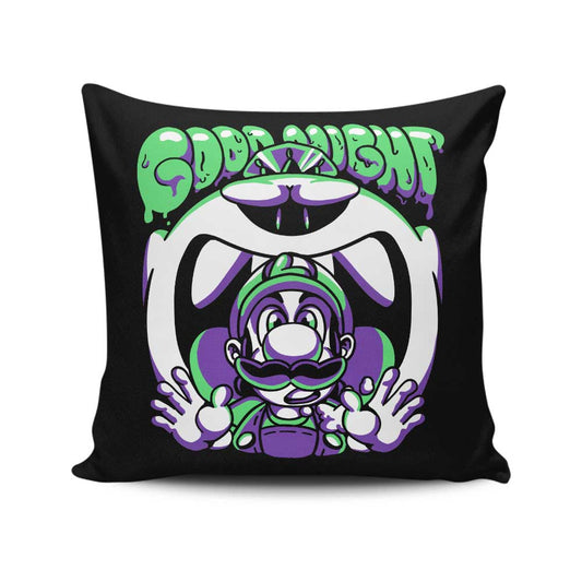 Mansion Night - Throw Pillow