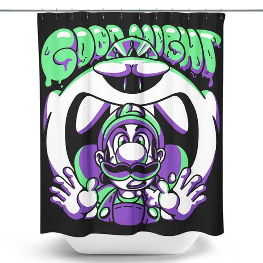 Mansion Night - Shower Curtain