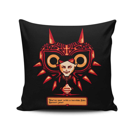 Masked Fate - Throw Pillow