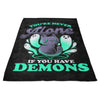 Me and My Demons - Fleece Blanket