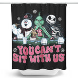 Mean Christmas - Shower Curtain