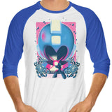 Mega Hero - 3/4 Sleeve Raglan T-Shirt