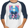 Mega Hero - 3/4 Sleeve Raglan T-Shirt