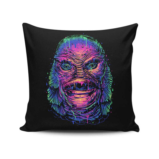 Melting Creature - Throw Pillow