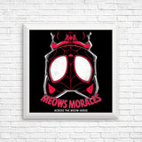 Meows Morales - Posters & Prints