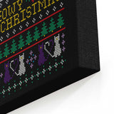 Meowy Christmas - Canvas Print