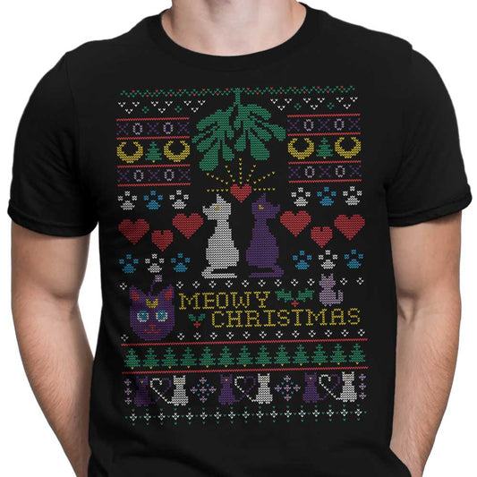 Meowy Christmas - Men's Apparel