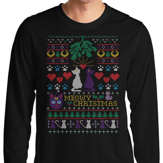 Meowy Christmas - Long Sleeve T-Shirt