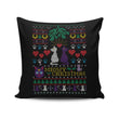 Meowy Christmas - Throw Pillow