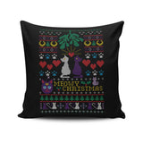 Meowy Christmas - Throw Pillow