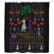 Meowy Christmas - Shower Curtain