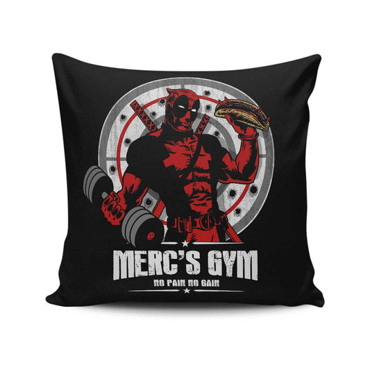 Merc's Gym - Throw Pillow