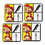 Mermaid Approves - Coasters