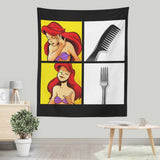 Mermaid Approves - Wall Tapestry