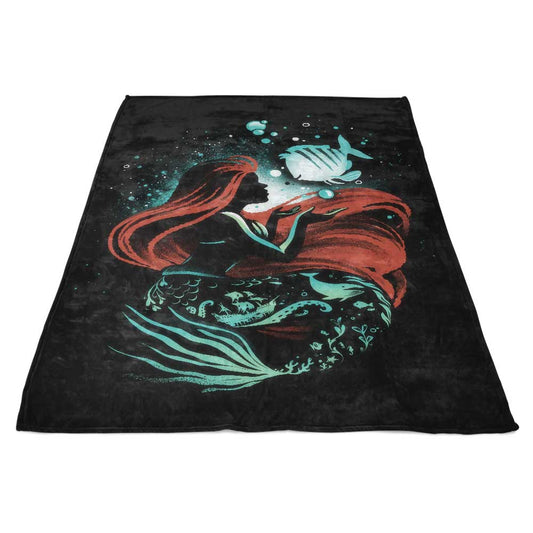 Mermaid Song - Fleece Blanket