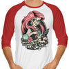 Mermaid's Rock - 3/4 Sleeve Raglan T-Shirt