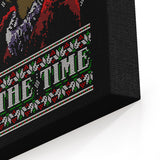 Merry All the Time Sweater - Canvas Print