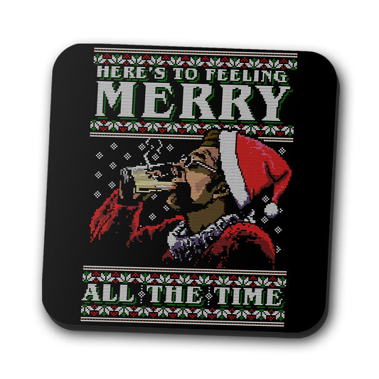 Merry All the Time Sweater - Coasters