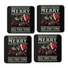 Merry All the Time Sweater - Coasters