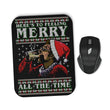 Merry All the Time Sweater - Mousepad