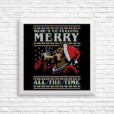 Merry All the Time Sweater - Posters & Prints