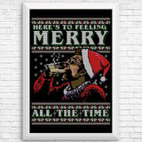 Merry All the Time Sweater - Posters & Prints