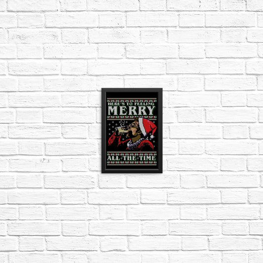 Merry All the Time Sweater - Posters & Prints