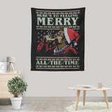 Merry All the Time Sweater - Wall Tapestry