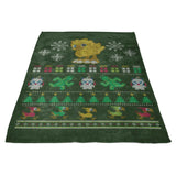 Merry Chocobo - Fleece Blanket