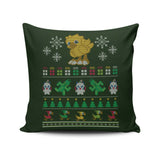 Merry Chocobo - Throw Pillow
