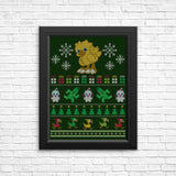 Merry Chocobo - Posters & Prints