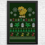 Merry Chocobo - Posters & Prints