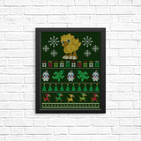 Merry Chocobo - Posters & Prints